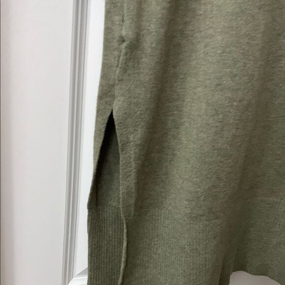 Debut Sage/Olive Green Open Front Cardigan Sweater - Picture 3 of 8